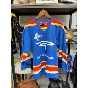 Panthers Amateur Hockey Association Blue Long Sleeve Jersey Men's Small #23